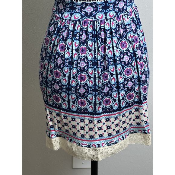 Paulnkc Women’s Blue & Cream Strappy Dress Size (S) - Picture 13 of 16